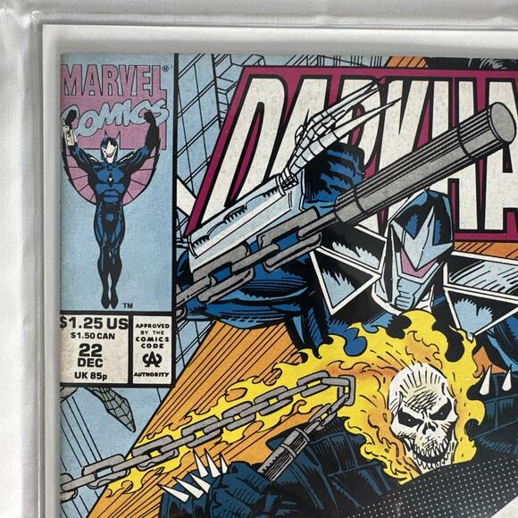 Darkhawk #22 - Marvel Comic Book (1992) - Ghost Rider: Flaming Terror! - Picture 2 of 7